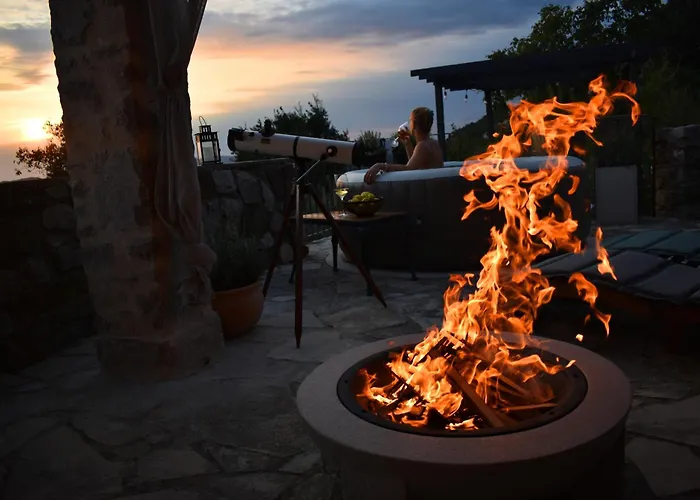 Amazing Casa Fermeglia With Private Jacuzzie And Perfect Panoramic View 아파트 Roč