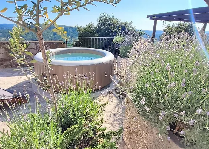 Amazing Casa Fermeglia With Private Jacuzzie And Perfect Panoramic View דירה Roč